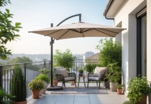 Read more about the article Sådan skaber du den perfekte udendørs oase med parasol til altan løsninger
